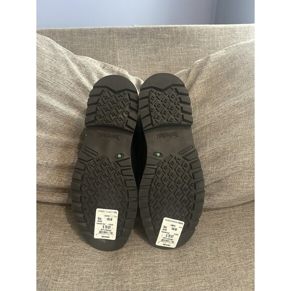 Timberland Grantly Moc Toe Chukka Boots Mens Size 10.5 Leather Black - Picture 11 of 14